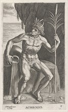 Sea God Achelous, Philips Galle, 1586