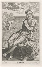 Sea God Glaucus, Philips Galle, 1586