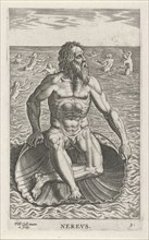 Sea God Nereus, Philips Galle, 1586
