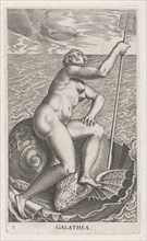 Waternimf Galatea, Philips Galle, 1587