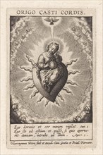 The heart Morality, Hieronymus Wierix, 1563 - before 1619