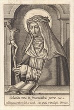St. Catherine of Siena, Hieronymus Wierix, 1563 - before 1619