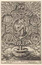 Five sorrowful mysteries, Antonie Wierix (II), Hieronymus Wierix, 1605 - 1619