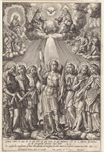 Seven Archangels, Hieronymus Wierix, 1563 - before 1619