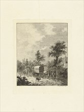 A group of soldiers on horseback, Joannes Bemme, 1804