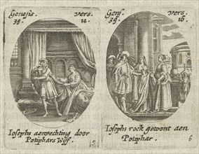 Joseph and Potiphar's wife, Potiphar's wife accused Joseph, Hans Janssen, 1615 - 1651