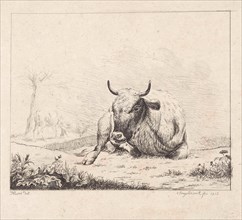 Lying cow, Diederik Jan Singendonck, 1813