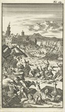 The earthquake, Jan Luyken, Barent Bos, 1694