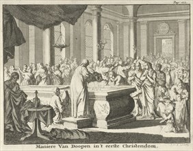 Christening, Caspar Luyken, Jan Luyken, Arnoldus van Ravestein (uitgever), 1694