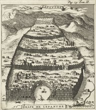 View of Lepanto, Jan Luyken, Hendrick and Dirk Boom, 1679