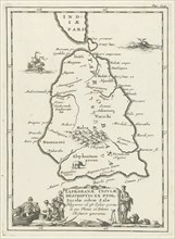 Map of Ceylon, Jan Luyken, Cornelis Boutesteyn, Jordaan Luchtmans, 1692