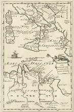 Map of Italy and part of North Africa, Jan Luyken, Cornelis Boutesteyn, Jordaan Luchtmans, 1692