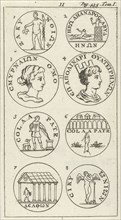 Eight medals, II, Jan Luyken, Hendrick and Dirk Boom, 1679