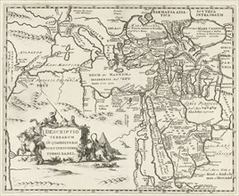 Map of the Persian Empire, Jan Luyken, Cornelis Boutesteyn, Jordaan Luchtmans, 1692