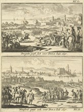Drogheda and Wexford surrender, 1690, print maker: Jan Luyken, 1690