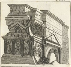 Triumphal Arch in Orange, Jan Luyken, Hendrick and Dirk Boom, 1679