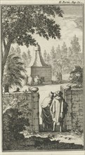 Tomb of St. George, the gatekeeper to Damascus, Jan Luyken, Charles Angot, 1689