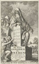 Moses with the Tablets of Law, Jan Luyken, Jan Bouman, 1685