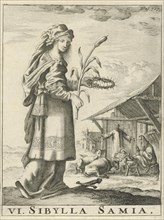Sibyl of Samos, Jan Luyken, Timotheus ten Hoorn, 1684