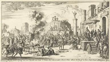 Martyrdom of seven brothers and their mother, Jan Luyken, 1684