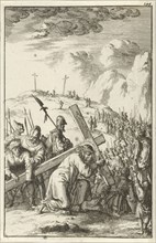 Carrying of the Cross, Jan Luyken, Aart Dircksz Oossaan, 1684