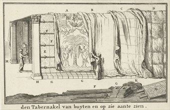 Construction of the Tabernacle, Jan Luyken, Willem Goeree, 1683