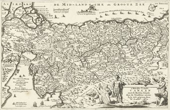 Map of Canaan, Jan Luyken, Willem Goeree, 1682
