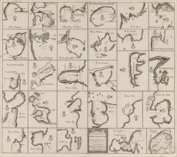 Sheet 29 ports on the Mediterranean, print maker: Anonymous, 1682 - 1803