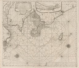Sea chart of part of the coast of Brittany, Anonymous, Johannes van Keulen (I), unknown, 1681 -
