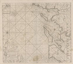 Sea chart of Saintonge and Aunis, Anonymous, Claes Jansz Voogt, Johannes van Keulen (I), 1756 -
