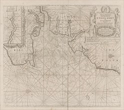Sea chart of part of the east coast of England at the mouth of the Thames, Jan Luyken, Anonymous,