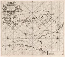 Map of the eastern part of the Gulf of Finland, Johannes van Keulen (I), unknown, 1681 - 1799