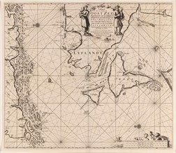Sea chart of the mouth of the Gulf of Finland in the Baltic Sea, Jan Luyken, Johannes van Keulen