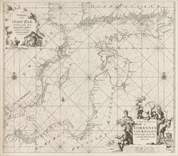 Sea chart of the Baltic Sea from Rostock to Vyborg, Jan Luyken, Johannes van Keulen (I), unknown,
