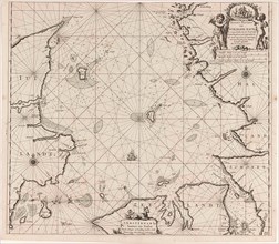 Sea chart of Denmark in the Skagerrak and Kattegat, Jan Luyken, Johannes van Keulen I, unknown,