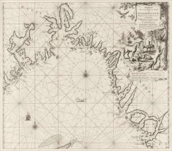 Sea chart of the coast of Norway, Jan Luyken, Johannes van Keulen (I), unknown, 1681 - 1799
