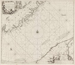 Sea chart of part of the coast of Norway and Jutland, Jan Luyken, Johannes van Keulen (I), unknown,