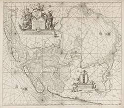 Sea chart of the Zuiderzee and the Wadden Sea, Jan Luyken, Johannes van Keulen (I), unknown, 1681 -