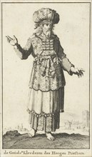 High Priest in liturgical clothing (version A), Jan Luyken, Willem Goeree, 1682