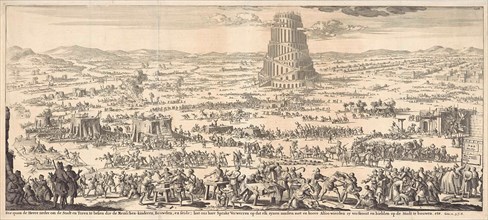 Tower of Babel, Jan Luyken, Willem Goeree, 1690