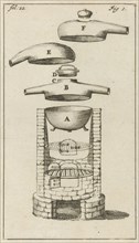 distiller with designations AF, Jan Luyken, Jan Claesz ten Hoorn, 1689