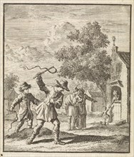 Children are playing, Zacharias Chatelain (II), Jan Luyken, wed. Pieter Arentsz (II), 1712
