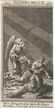 Liberation of Peter from prison, Jan Luyken, Anonymous, 1712