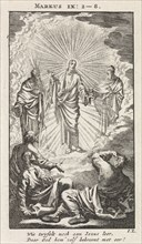 Transfiguration of Christ on Mount Tabor, Jan Luyken, wed. Arentsz Pieter Cornelis van der Sys II,