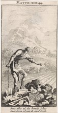 Parable of the treasure in the field, Jan Luyken, 1712