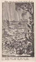 Flood, Jan Luyken, wed. Pieter Arentsz & Cornelis van der Sys (II), 1712