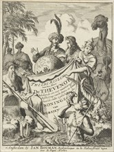 Jean de Thevenot talking to a Turk, Jan Luyken, 1682
