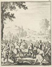 Turkish funeral, Jan Luyken, 1681