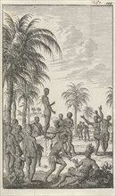 Brazilian ceremony, Jan Luyken, Jan Bouman, 1681