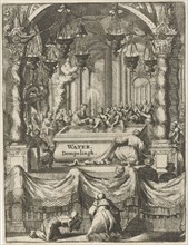 Baptism ceremony in a Russian church, Jan Luyken, Jan Claesz ten Hoorn, 1681